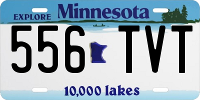MN license plate 556TVT