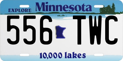 MN license plate 556TWC
