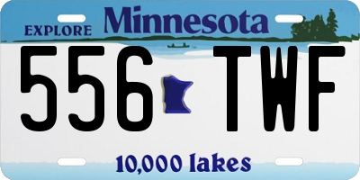 MN license plate 556TWF
