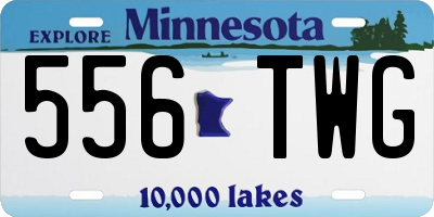 MN license plate 556TWG