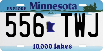 MN license plate 556TWJ