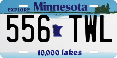 MN license plate 556TWL