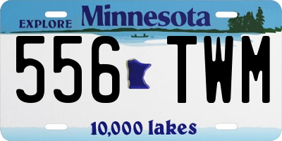 MN license plate 556TWM