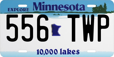 MN license plate 556TWP