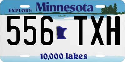 MN license plate 556TXH