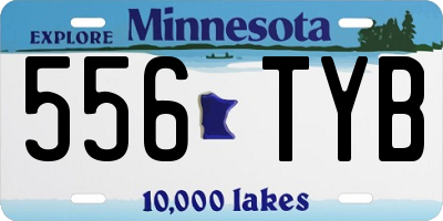 MN license plate 556TYB