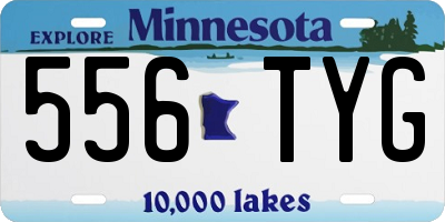 MN license plate 556TYG