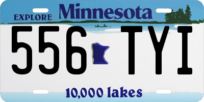 MN license plate 556TYI