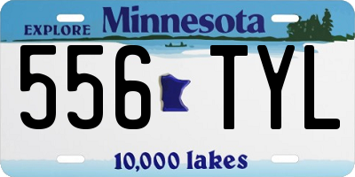 MN license plate 556TYL