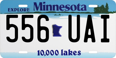 MN license plate 556UAI