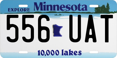 MN license plate 556UAT