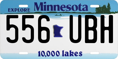 MN license plate 556UBH
