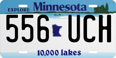 MN license plate 556UCH