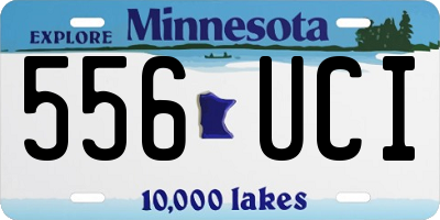 MN license plate 556UCI