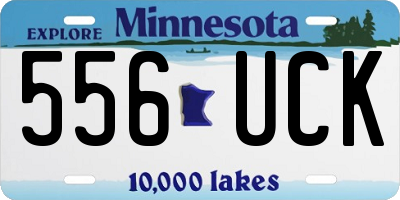 MN license plate 556UCK