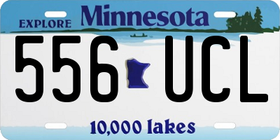 MN license plate 556UCL