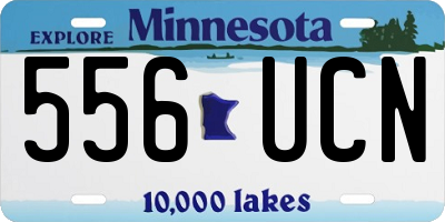 MN license plate 556UCN