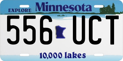 MN license plate 556UCT