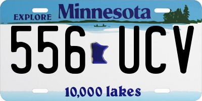 MN license plate 556UCV