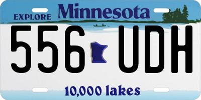 MN license plate 556UDH