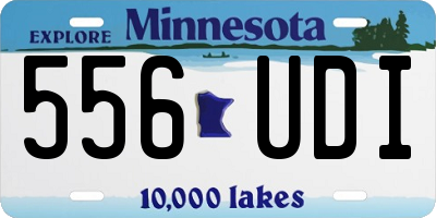 MN license plate 556UDI