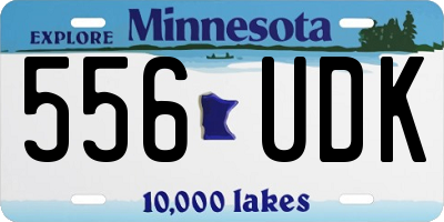 MN license plate 556UDK