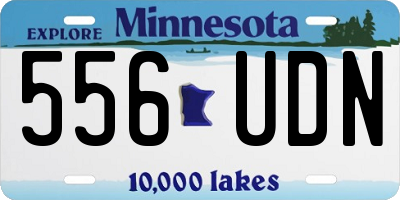 MN license plate 556UDN