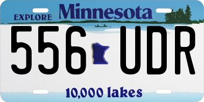 MN license plate 556UDR