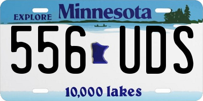 MN license plate 556UDS