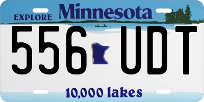 MN license plate 556UDT