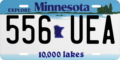 MN license plate 556UEA