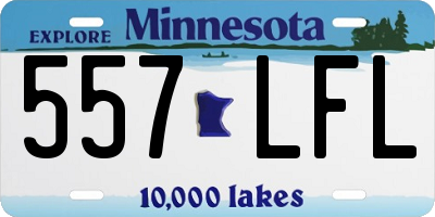 MN license plate 557LFL