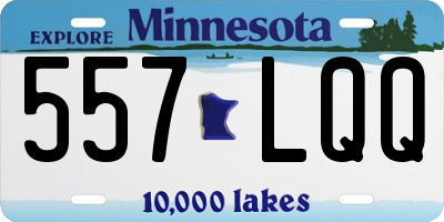 MN license plate 557LQQ