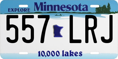 MN license plate 557LRJ