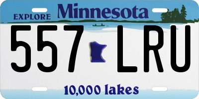 MN license plate 557LRU