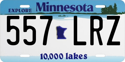 MN license plate 557LRZ