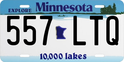 MN license plate 557LTQ