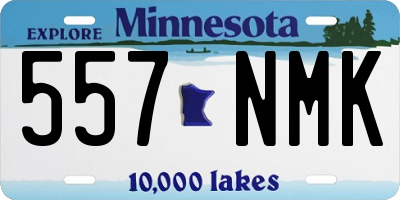 MN license plate 557NMK