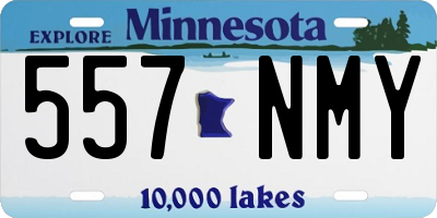 MN license plate 557NMY