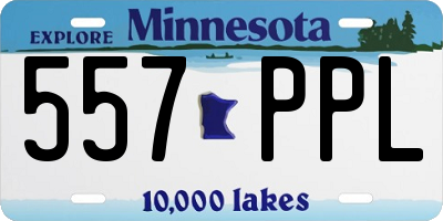 MN license plate 557PPL