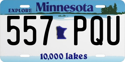 MN license plate 557PQU