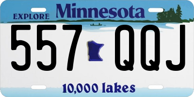 MN license plate 557QQJ