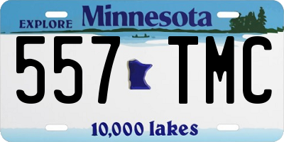 MN license plate 557TMC