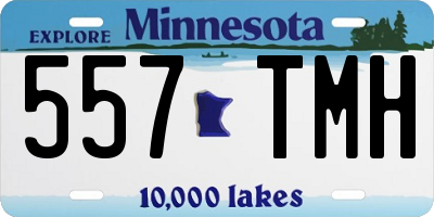 MN license plate 557TMH