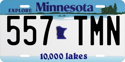 MN license plate 557TMN