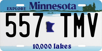 MN license plate 557TMV