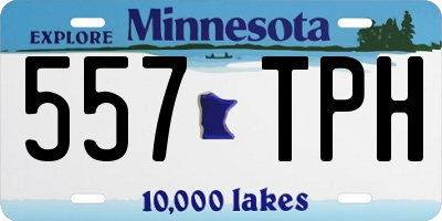 MN license plate 557TPH