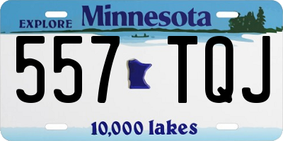 MN license plate 557TQJ