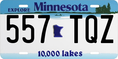 MN license plate 557TQZ