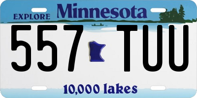 MN license plate 557TUU